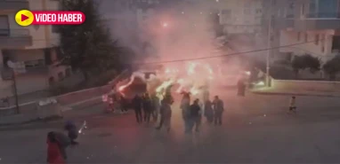 Kız isteme olayında ortalık karıştı! Havai fişekler paniğe neden oldu