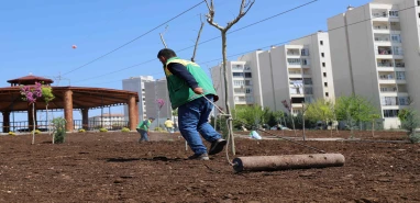 Karaköprü’de 6 bin metrekare alanda yeni park