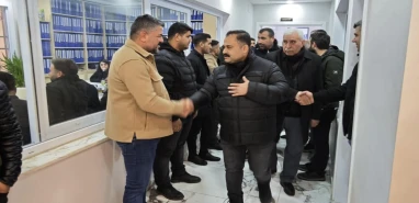 Başkan İnan'dan Esnaf Odası seçimine ziyaret... Birlik beraberlik mesajı