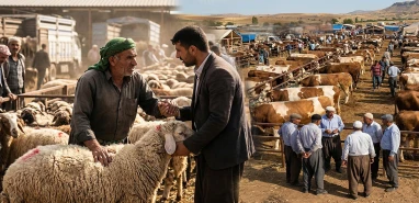 Şanlıurfa’nın ilçesinde kurbanlık fiyatlarına tepki! "Gaziantep’i bile geçtik"