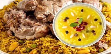 Şanlıurfa'nın bayram sofralarına damgasını vuran iki lezzet: Kuzu içi tandır pilavı ve zerde