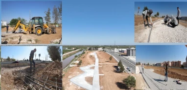 Harran’da yeni mesire alanında çalışmalar sürüyor