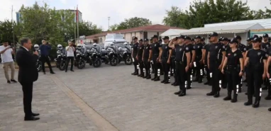 Şanlıurfa'da Validen polislere 'geçmiş olsun' ziyareti... Kurban kesildi