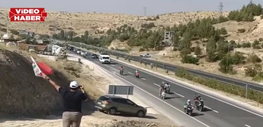 Filistin için yola çıktılar! Konvoy Şanlıurfa’nın ardından Mardin’de