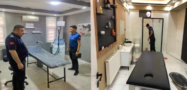 Şanlıurfa'da ruhsatsız masaj hizmeti veren salonlara ceza yağdı