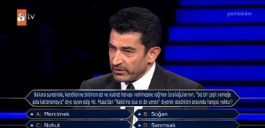 Kim Milyoner Olmak İster'de 5 Milyon TL değerindeki sorunun cevabı