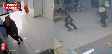 Şanlıurfa’da deprem anında canlarını hiçe saydılar! Çocuklar için içeri koştular