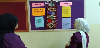 Şanlıurfa’da okulda örnek proje! Askıda iyilik zamanı