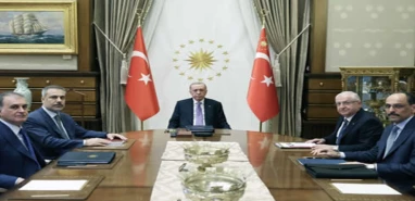 Ankara'da gündem İsrail! Cumhurbaşkanı Erdoğan başkanlığında toplandılar