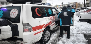 Kar kapattı, UMKE açtı: Şanlıurfa'da sağlık ekiplerinden dev mücadele!