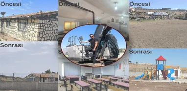 Şanlıurfa’ya atanan öğretmenden örnek davranış: “Düzelmez” denilen okul cennete çevirdi