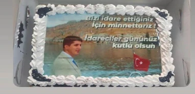 Personelinden kaymakama pasta sürprizi