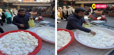 Ünlülerin akın ettiği Urfalı peynirci! Araya adam sokuyorlar