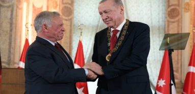 Kral'dan Cumhurbaşkanı Erdoğan'a "Hüseyin Bin Ali Nişanı"