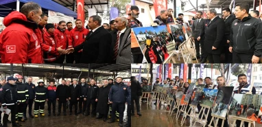 Vali Şıldak 6 Şubat sergisini ziyaret etti