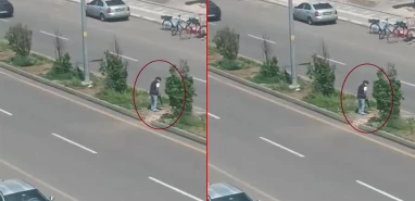 Dehşet anları kamerada: Diyarbakır’da silahlı saldırgan alarmı