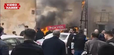 Şanlıurfa’da trafo patladı! Araçlar alev aldı