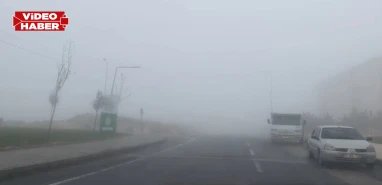 Şanlıurfa’da yağmur gitti sis geldi!