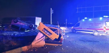 Akşam saatlerinde korkunç kaza: 3'ü ağır 7 kişi yaralandı