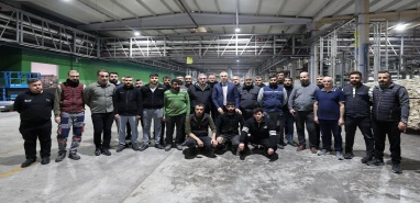 Bakan Işıkhan Şanlıurfa’da fabrika işçileriyle bir araya geldi