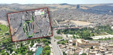 Şanlıurfa’nın en işlek caddelerinde trafik tek şeride düştü!
