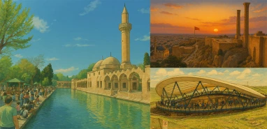 Şanlıurfa’nın simgelerine çizgi film tadında sihirli bir dokunuş