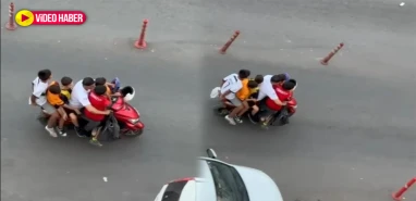 Şanlıurfa’da akıl almaz görüntü! 5 çocuğun canını hiçe saydı