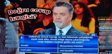 Sevilen yarışmada Şanlıurfa sorusu dikkat çekti! Yarışmacıdan yanlış cevap geldi
