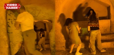 Şanlıurfa’da skandal görüntüler! Tarihi mezarlarda büyük saygısızlık