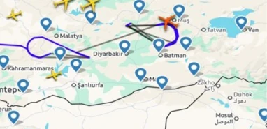 NATO uçağı Güneydoğu semalarında
