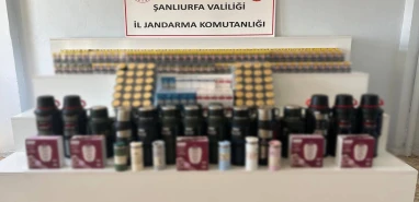 Şanlıurfa’da jandarma kaçakçılığın izini sürdü! Çok sayıda ürüne el konuldu