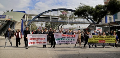 Şanlıurfa’da sağlık için omuz omuza yürüdüler!