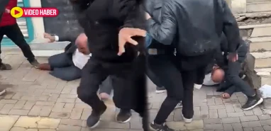 Şanlıurfa’da saldırı anı kameralarda! Evinin önünde darp ettiler