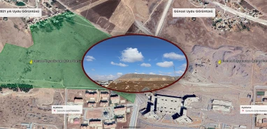 Şanlıurfa’da uydudan görünen yeni bir “dağ” ortaya çıktı! Bunun sorumlusu kim?