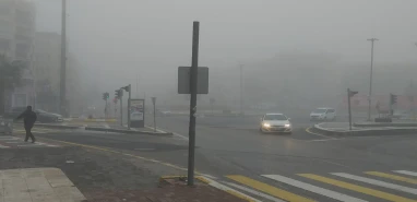 Yağmurun ardından Şanlıurfa’yı sis kapladı!