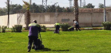 Viranşehir’de park ve yeşil alanlar için çalışmalar devam ediyor