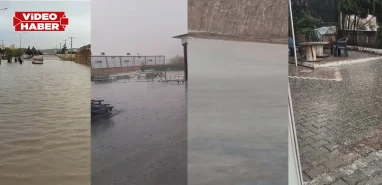 Şanlıurfa'yı sağanak vurdu! Birçok bölge sular altında