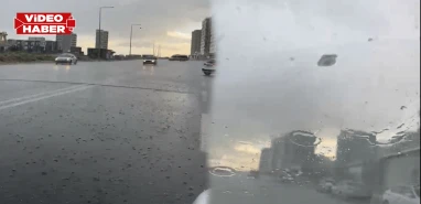 Şanlıurfa’da sağanak yağış ve dolu aniden bastırdı!
