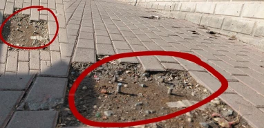 Şanlıurfa’da kaldırım ihmaline tepki!