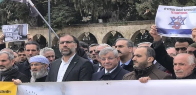 Ahmet Davutoğlu Şanlıurfa’dan Gazze için seslendi!