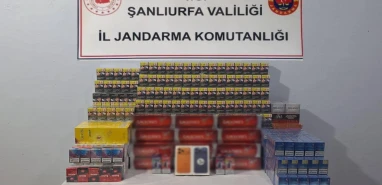Şanlıurfa’da kaçak ürün baskını! Jandarma binlerce eşyaya el koydu