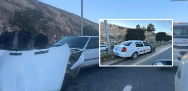 Şanlıurfa’da otomobiller çarpıştı!