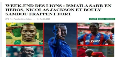 Şanlıurfa’da atılan gol, Senegal basınında manşet oldu!