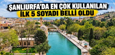 Şanlıurfa’da en çok kullanılan 5 soyadı şaşırttı!