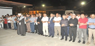 Şanlıurfa’da Gazze şehitleri için gıyabi cenaze namazı kılındı