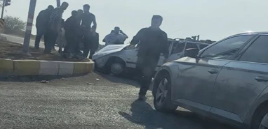 Şanlıurfa’da kavşakta kaza! Araçlar birbirine girdi