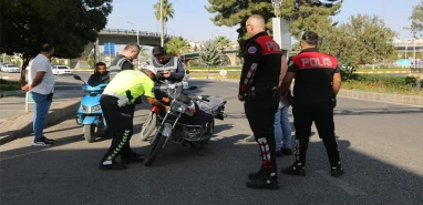 Şanlıurfa'da motosiklet denetimleri devam ediyor