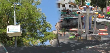 Şanlıurfa’da parklarda aydınlatma ve kamera desteği