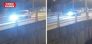 Saniye saniye kaydedildi: Şanlıurfa’da ters yönde ilerleyen alkollü sürücü kaza yaptı