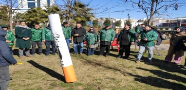 Şanlıurfa’da unutulmayan etkinlik: Şeytan taşlar gibi sigara taşladılar…